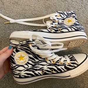 Converse zebra fun!